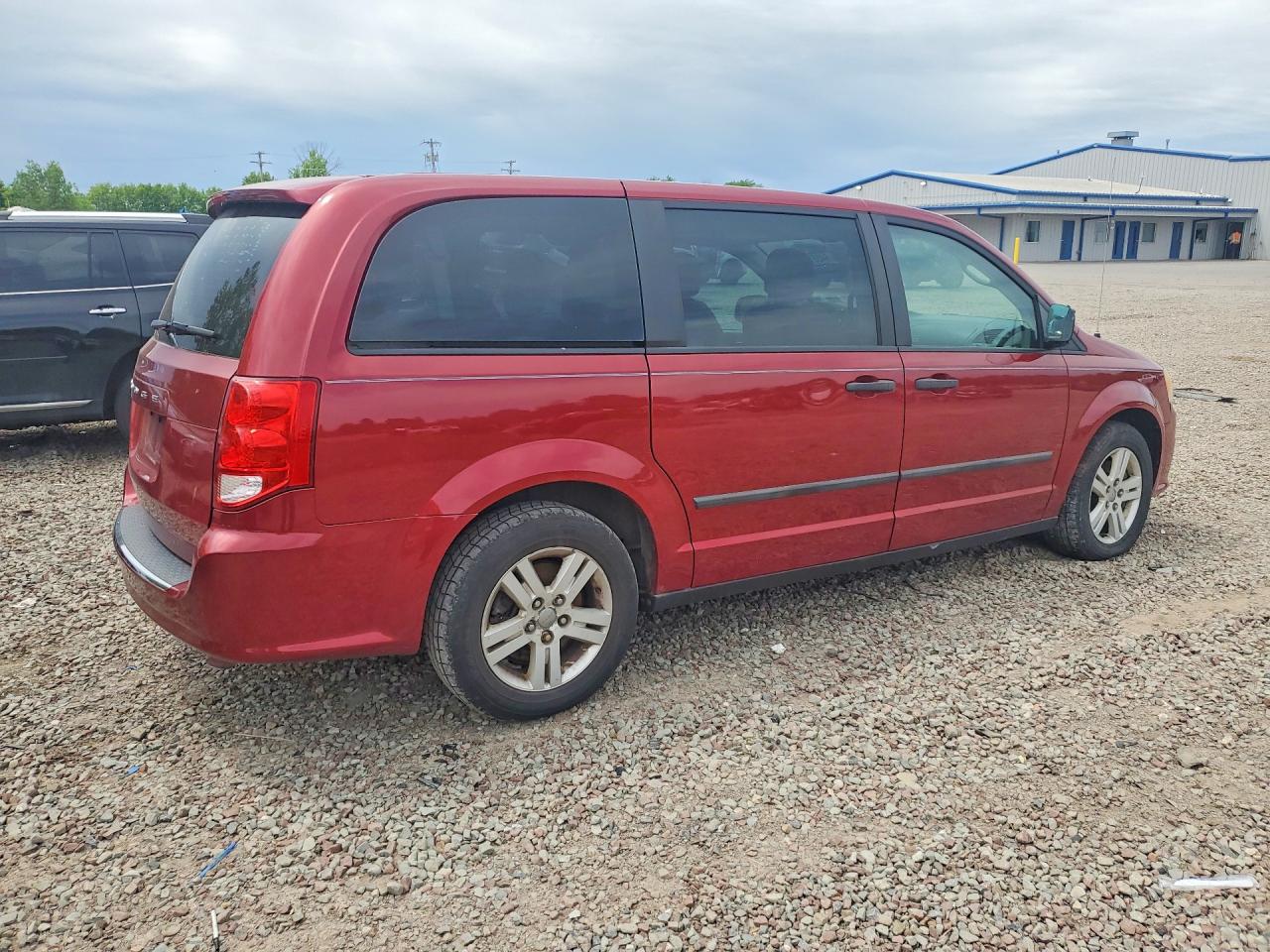 2014 Dodge Grand Caravan Se Red vin: 2C4RDGBG5ER268649