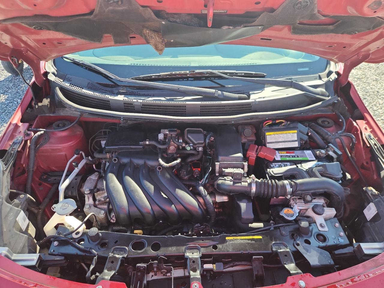 2015 Nissan Versa 1.6 Sv Red vin: 3N1CN7AP8FL941326