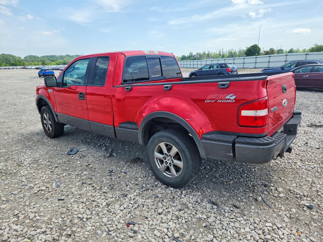 2005 Ford F150 Red vin: 1FTPX04595KC53815