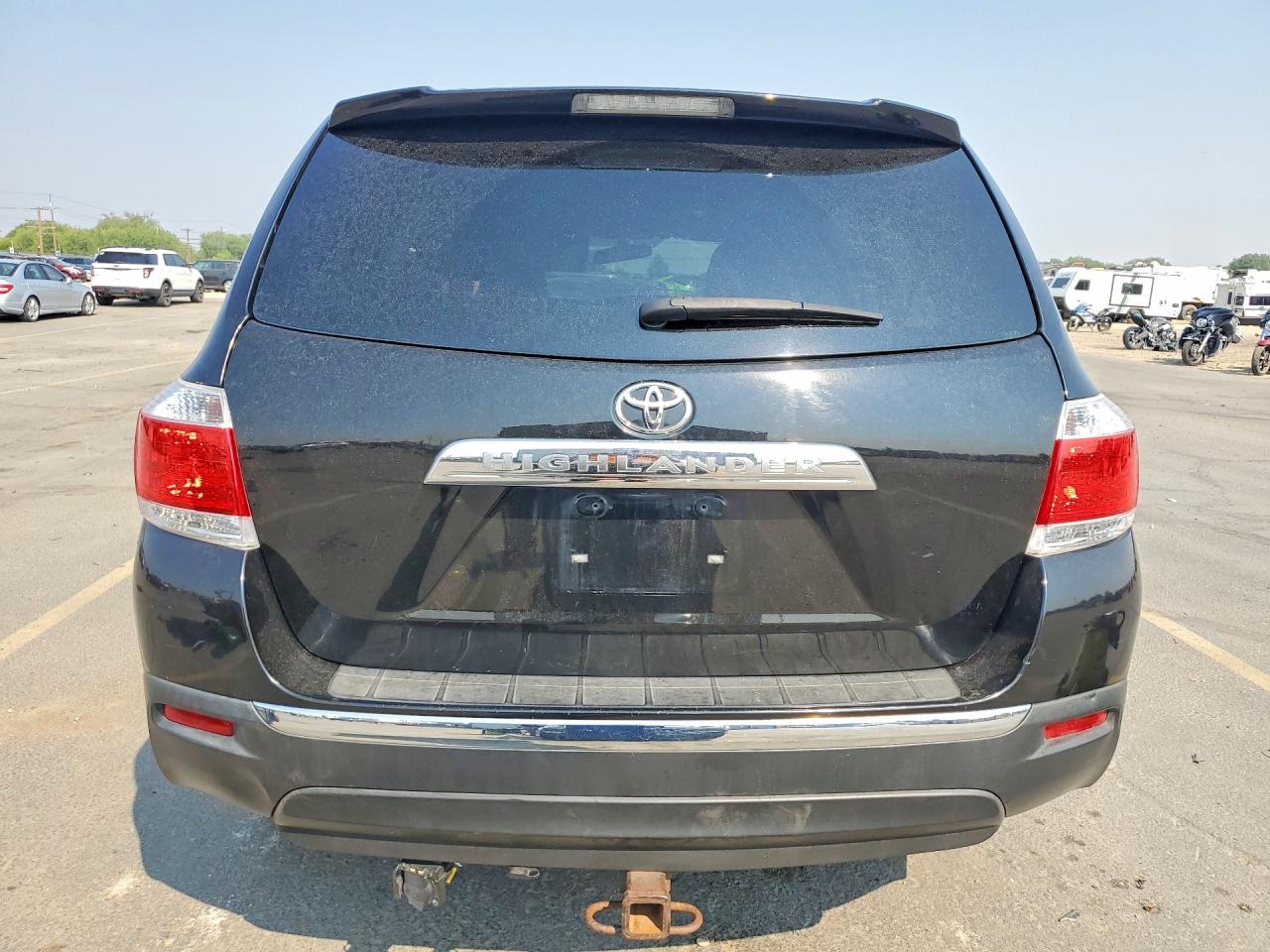 2012 Toyota Highlander Base Черный vin: 5TDZK3EH0CS068477