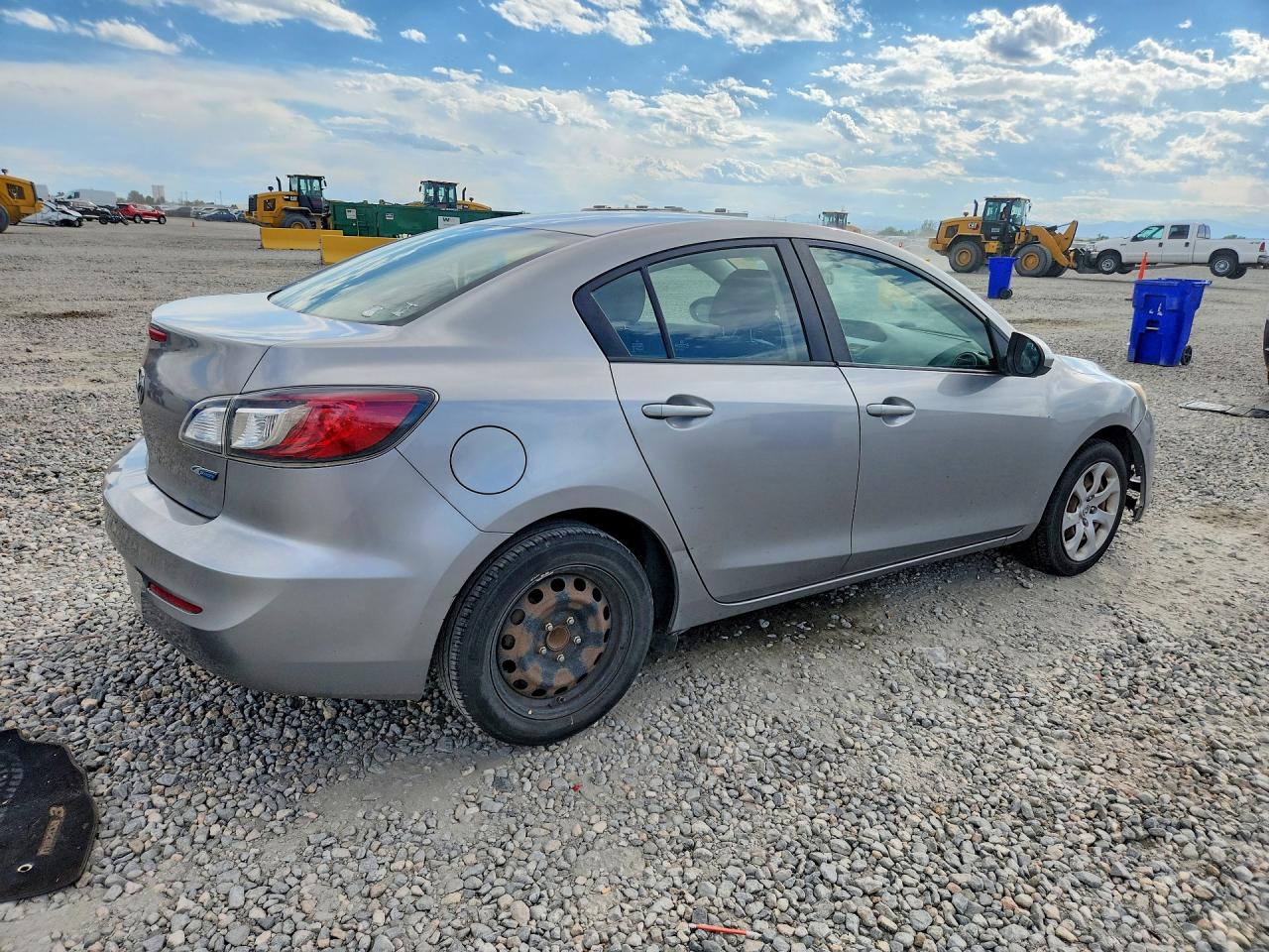 2013 Mazda 3 I Silver vin: JM1BL1U7XD1813066