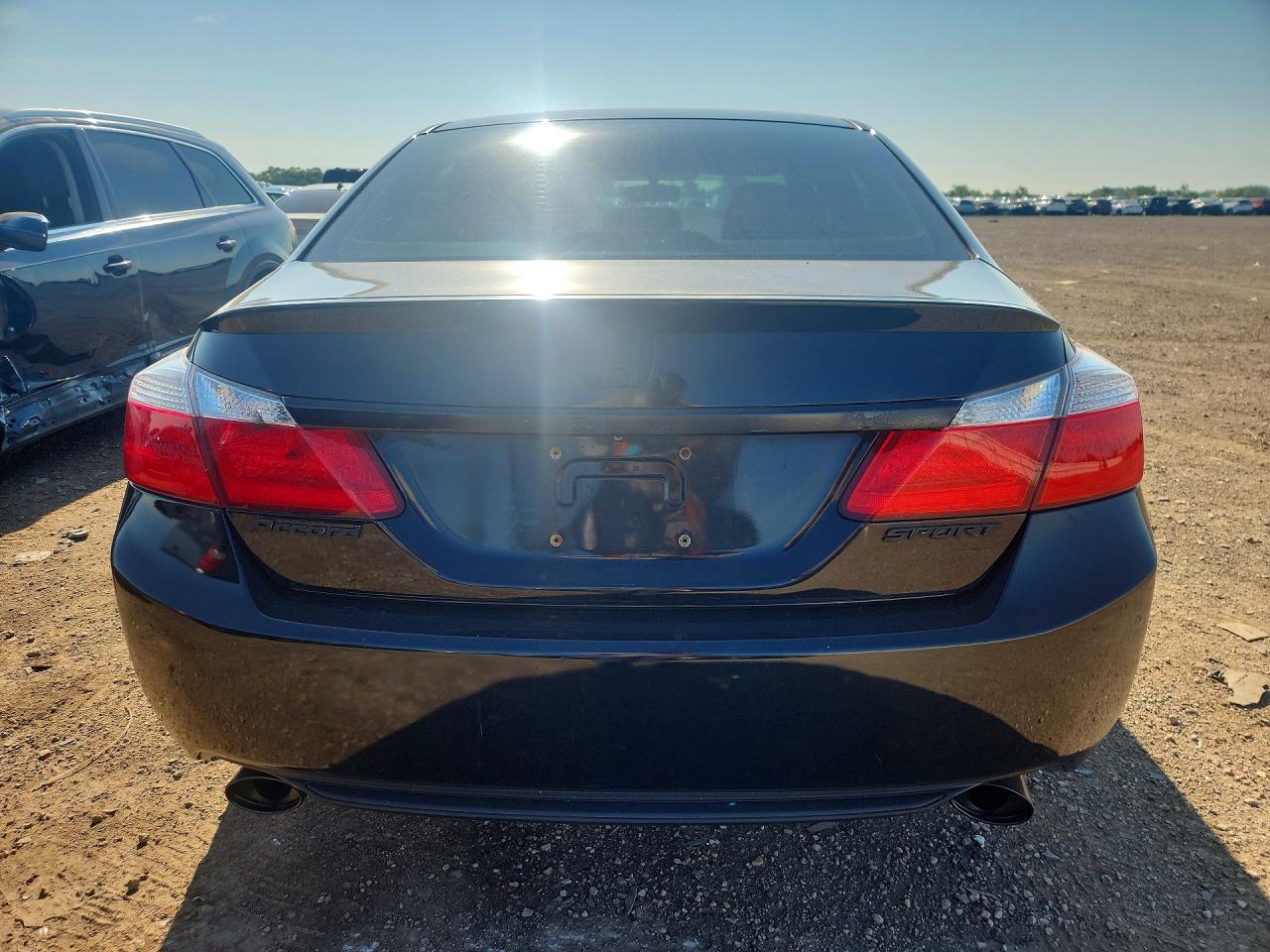 2014 Honda Accord Sport Черный vin: 1HGCR2F50EA280927