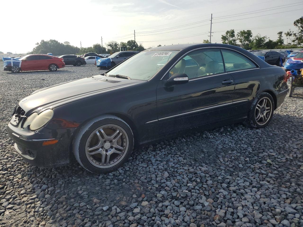 2008 Mercedes-benz Clk 350 Black vin: WDBTJ56H48F239966