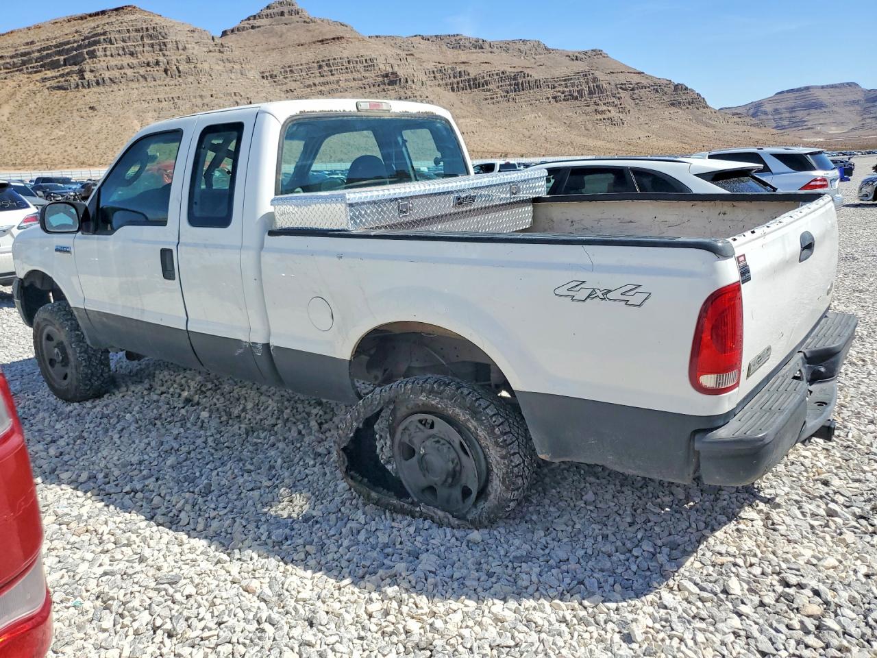 2006 Ford F250 Super Duty White vin: 1FTSX21536EC43047