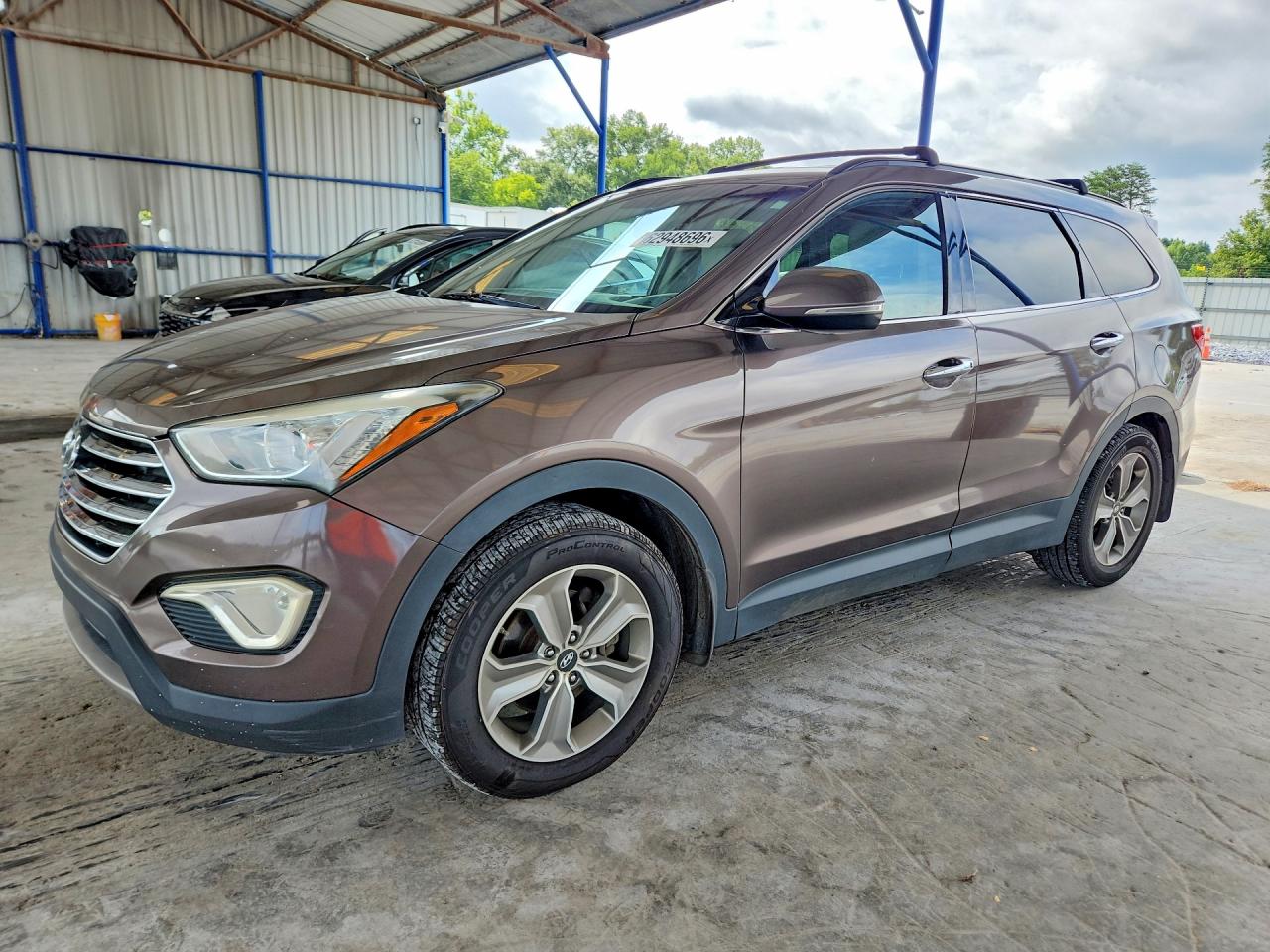 2013 Hyundai Santa Fe Gls Brown vin: KM8SN4HF7DU002879