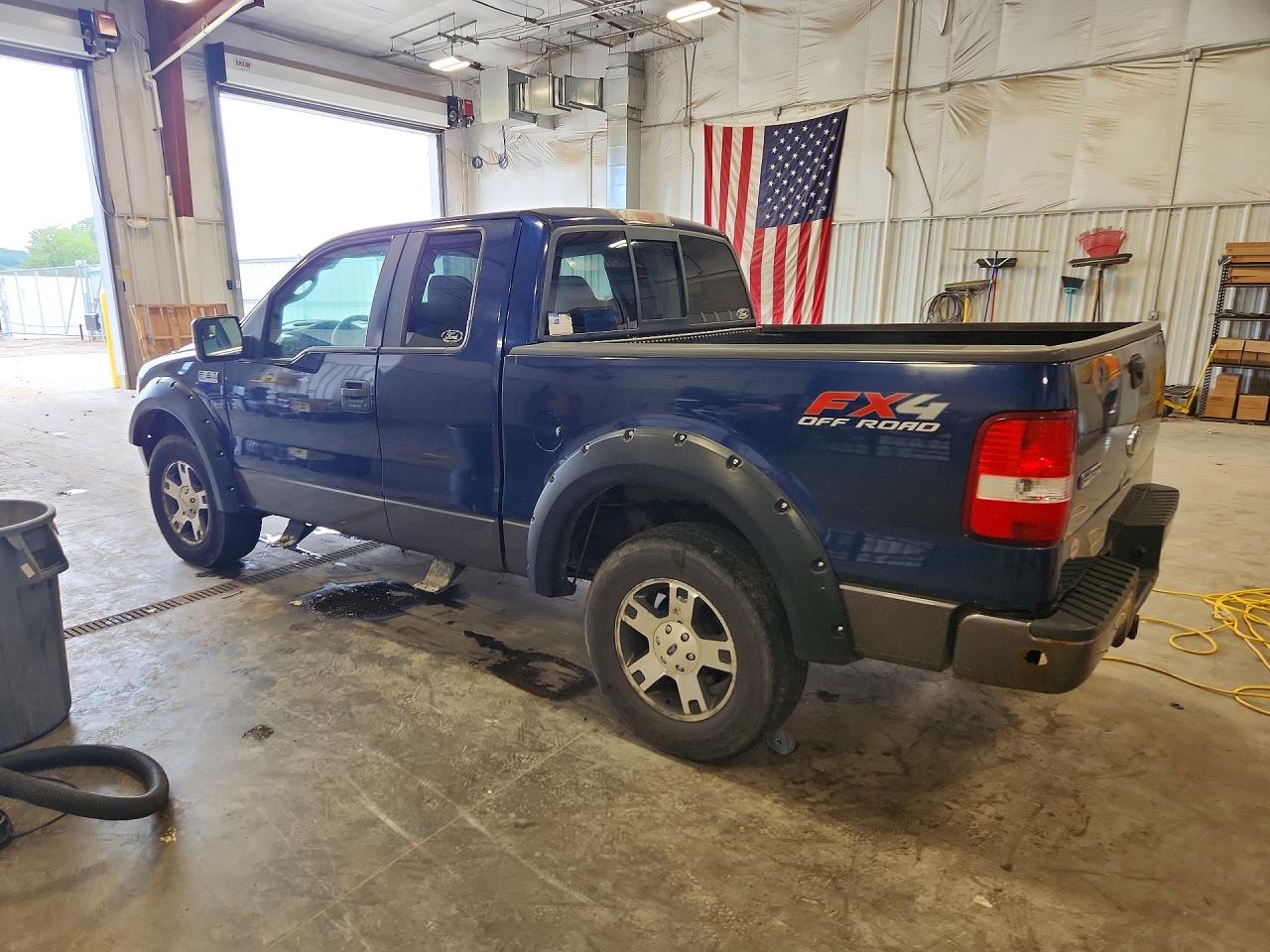 2007 Ford F150 Blue vin: 1FTPX14V37FB18153