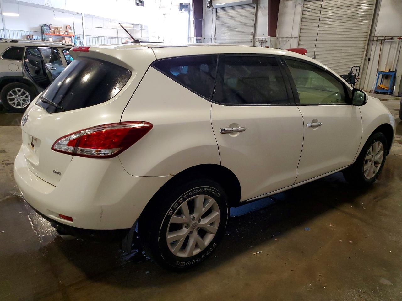 2013 Nissan Murano S White vin: JN8AZ1MW1DW309045