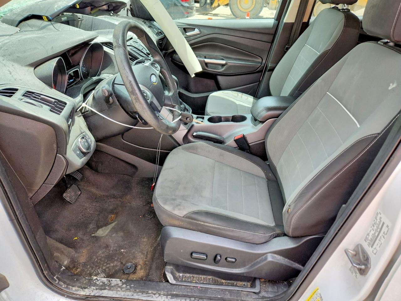 2014 Ford Escape Se White vin: 1FMCU0GX2EUB75589
