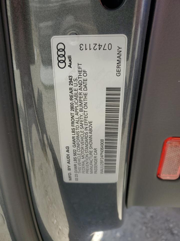 2023 Audi A7 Premium Plus S-line Gray vin: WAUU2BF24PN064908
