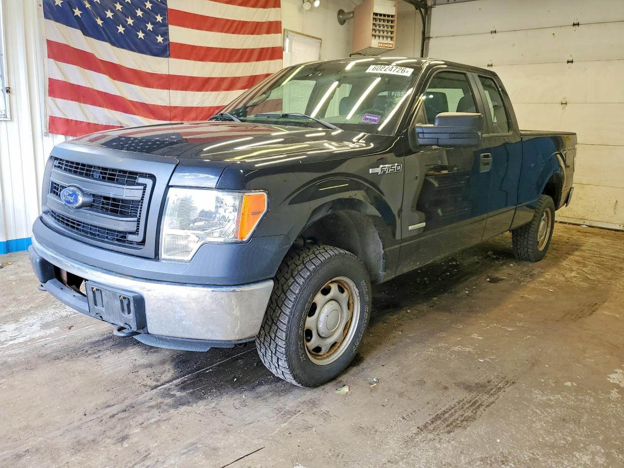 2013 Ford F150 Super Cab Black vin: 1FTFX1ET4DFA56377