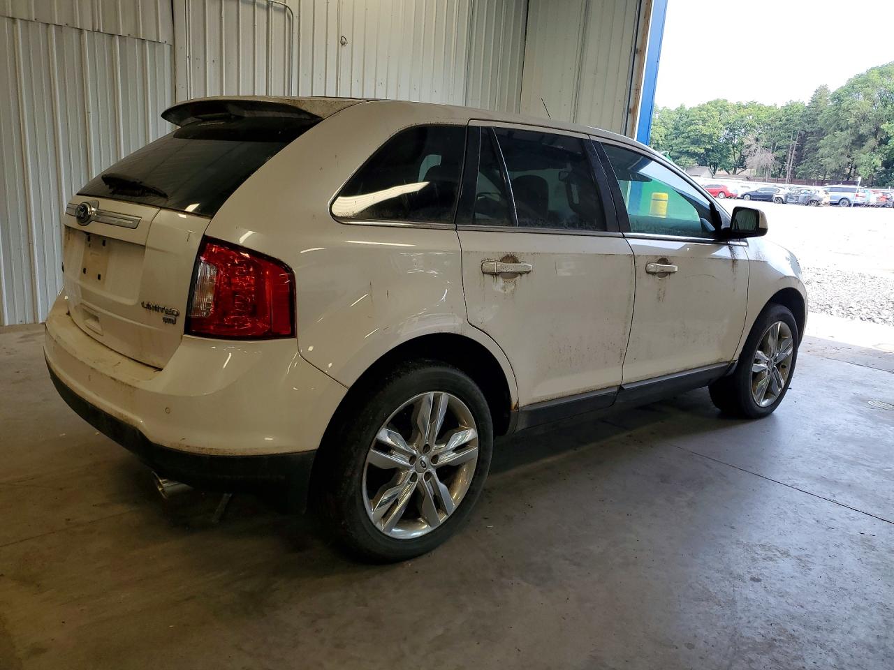 2011 Ford Edge Limited White vin: 2FMDK4KCXBBA50654