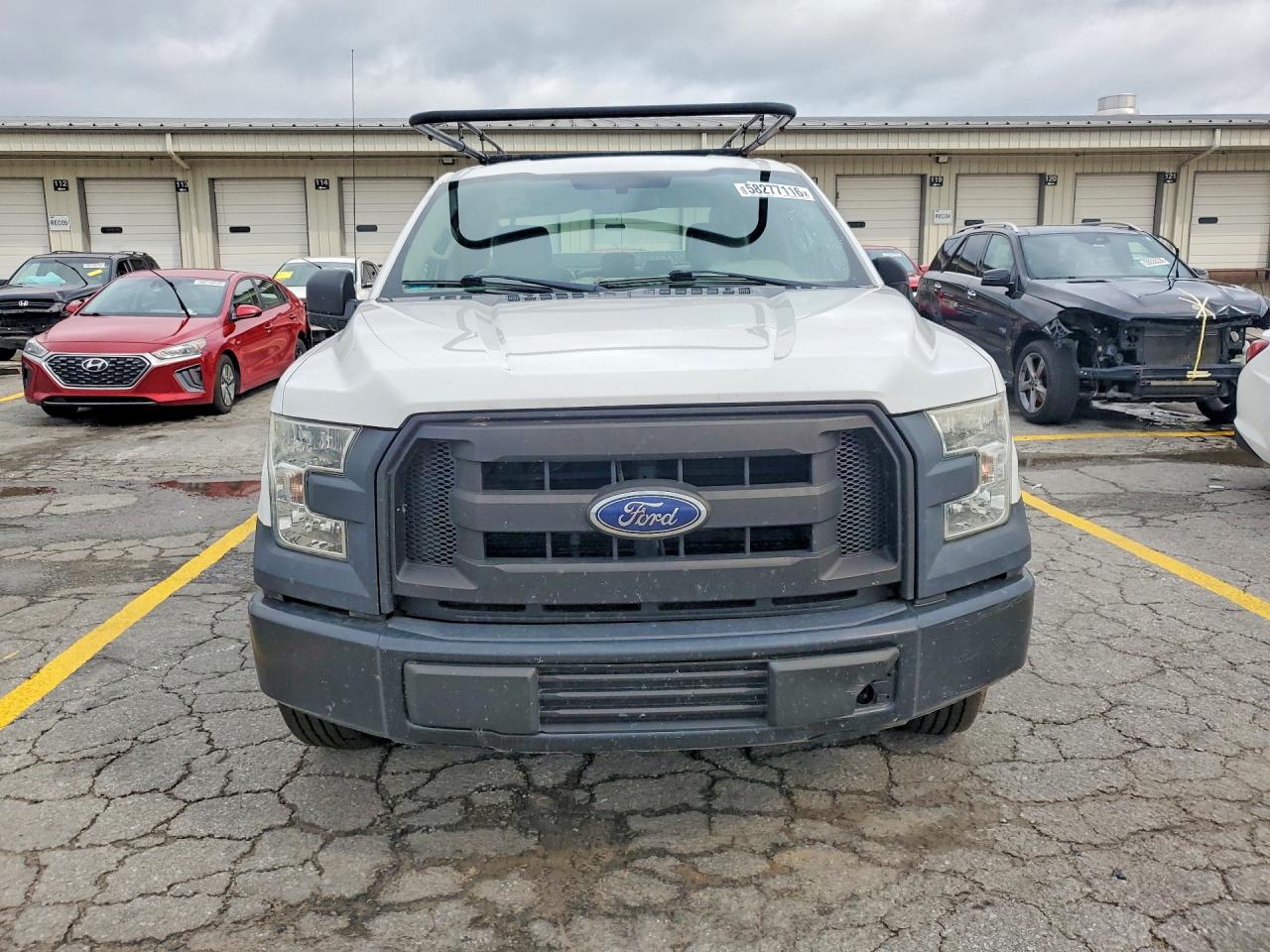 2015 Ford F150 Super Cab White vin: 1FTEX1CF8FFA59987