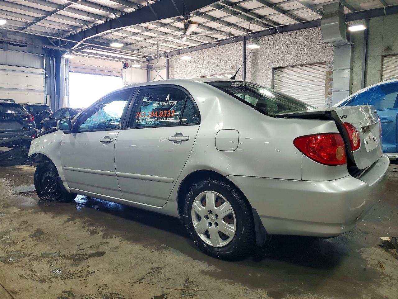 2006 Toyota Corolla Ce Silver vin: 1NXBR30E66Z635703