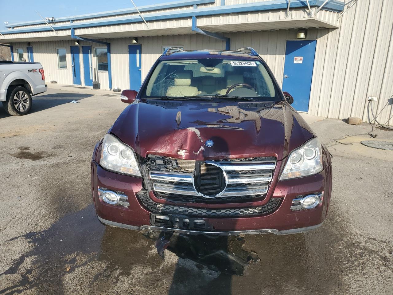 2008 Mercedes-benz Gl 550 4matic Burgundy vin: 4JGBF86E68A330252