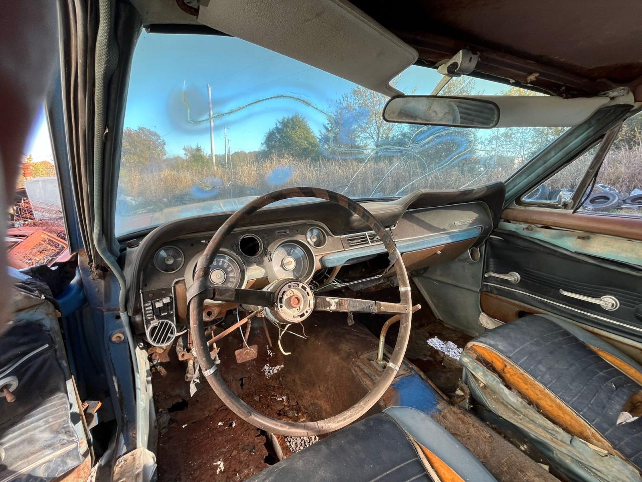 1967 Ford Mustang Blue vin: 7R01C209679