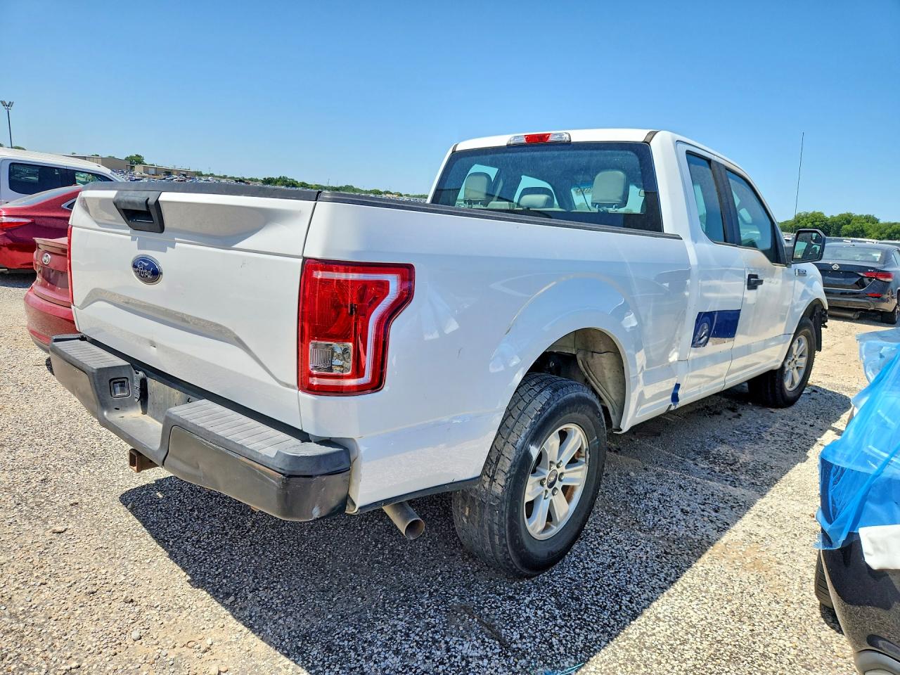 2015 Ford F150 Super Cab Blue vin: 1FTEX1C87FKD85188