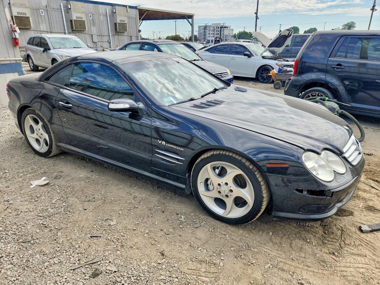 2004 Mercedes-benz Sl 55 Amg Black vin: WDBSK74F14F078959