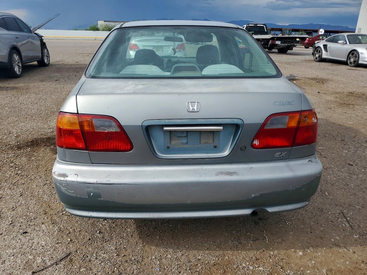 1999 Honda Civic Ex Gray vin: 2HGEJ8645XH526613