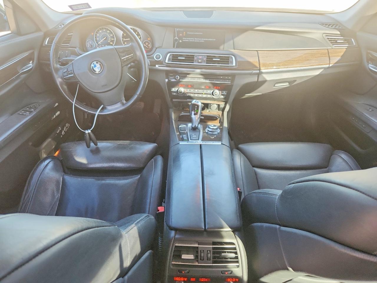 2010 Bmw 750 I Xdrive Black vin: WBAKC6C54AC393699