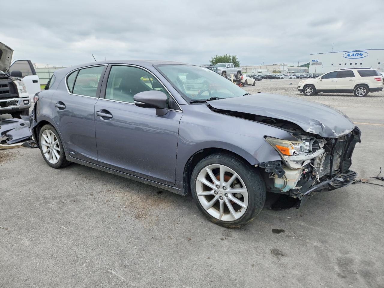 2012 Lexus Ct 200 Gray vin: JTHKD5BH0C2094952