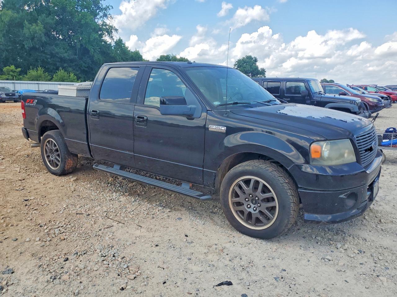 2008 Ford F150 Supercrew Черный vin: 1FTPW12V08KB39413