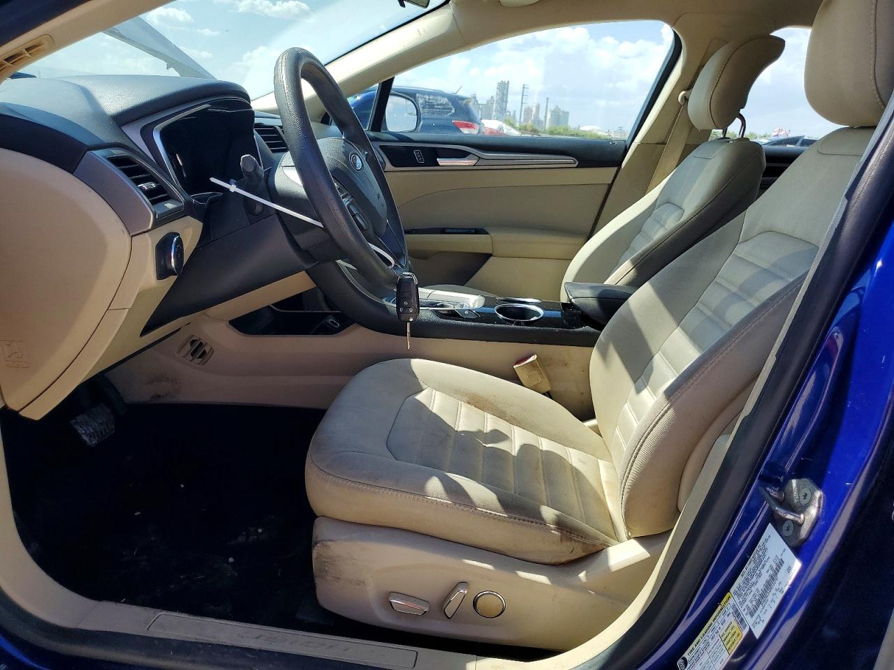 2013 Ford Fusion Se Hybrid Blue vin: 3FA6P0LU4DR234707