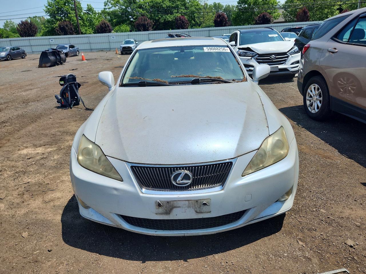 2008 Lexus Is 250 White vin: JTHCK262685021315