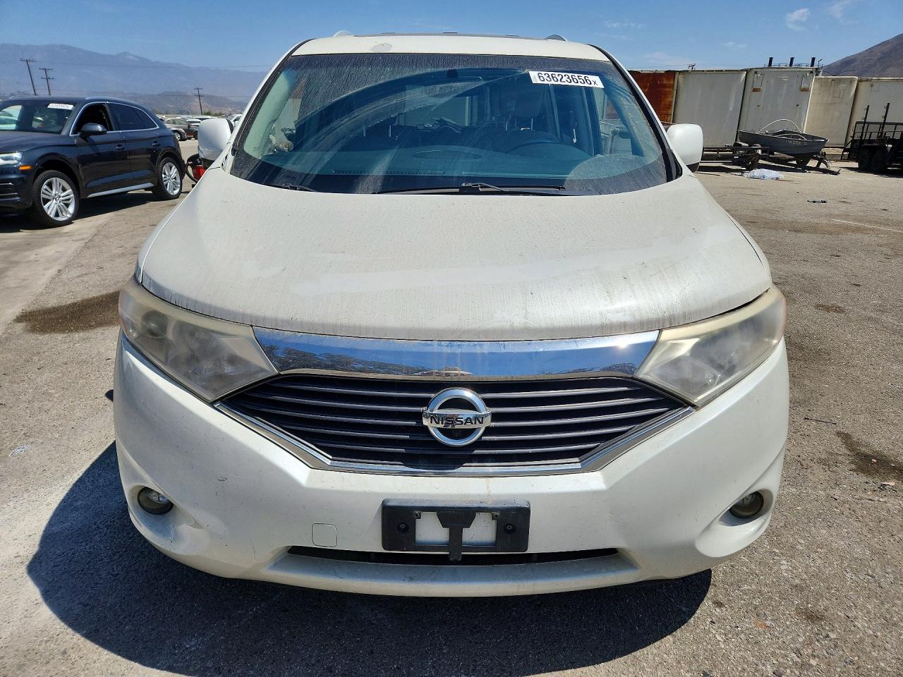 2014 Nissan Quest 3.5 Le White vin: JN8AE2KPXE9105180