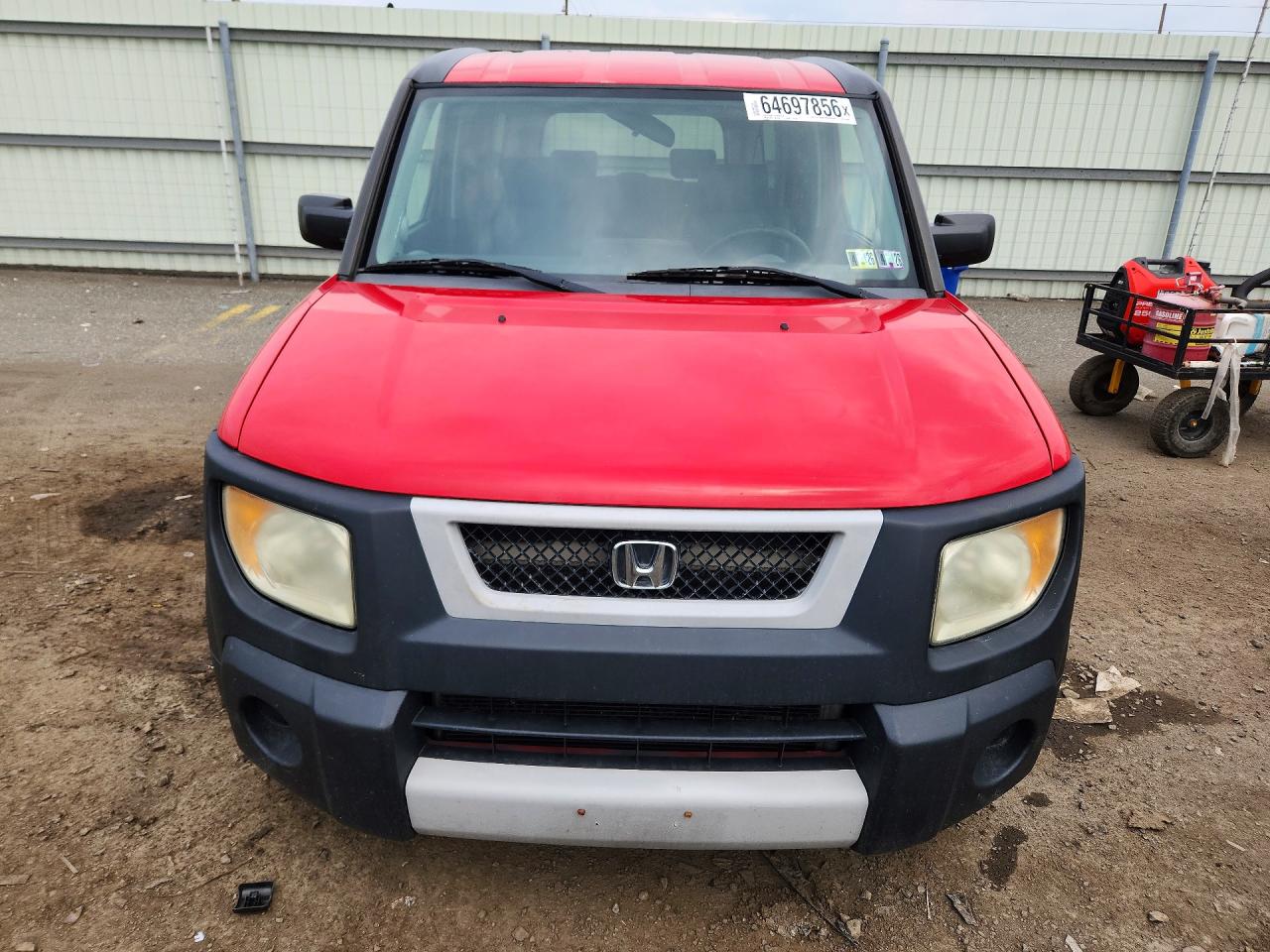 2005 Honda Element Ex Red vin: 5J6YH28675L019533