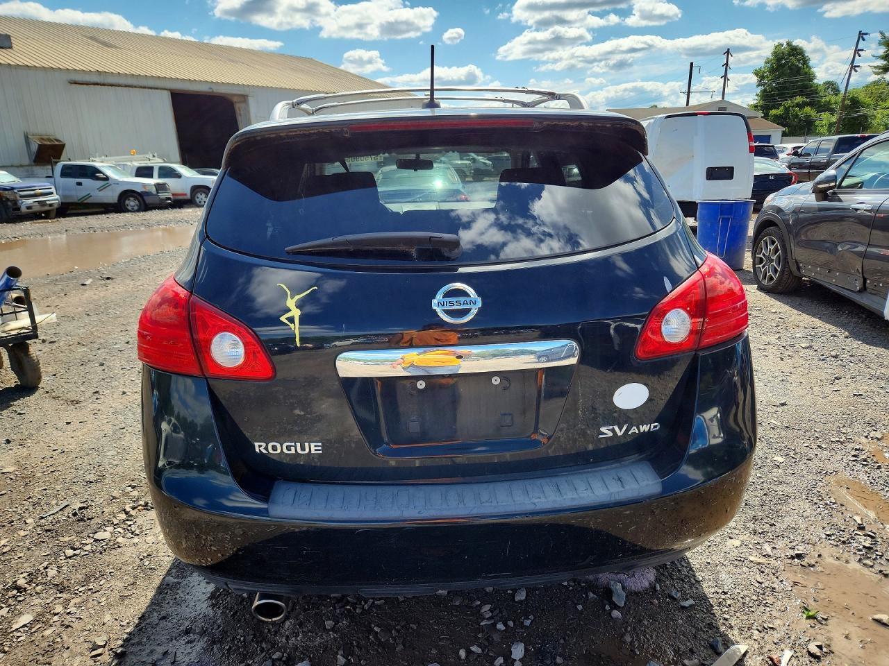 2011 Nissan Rogue S Black vin: JN8AS5MV6BW669119