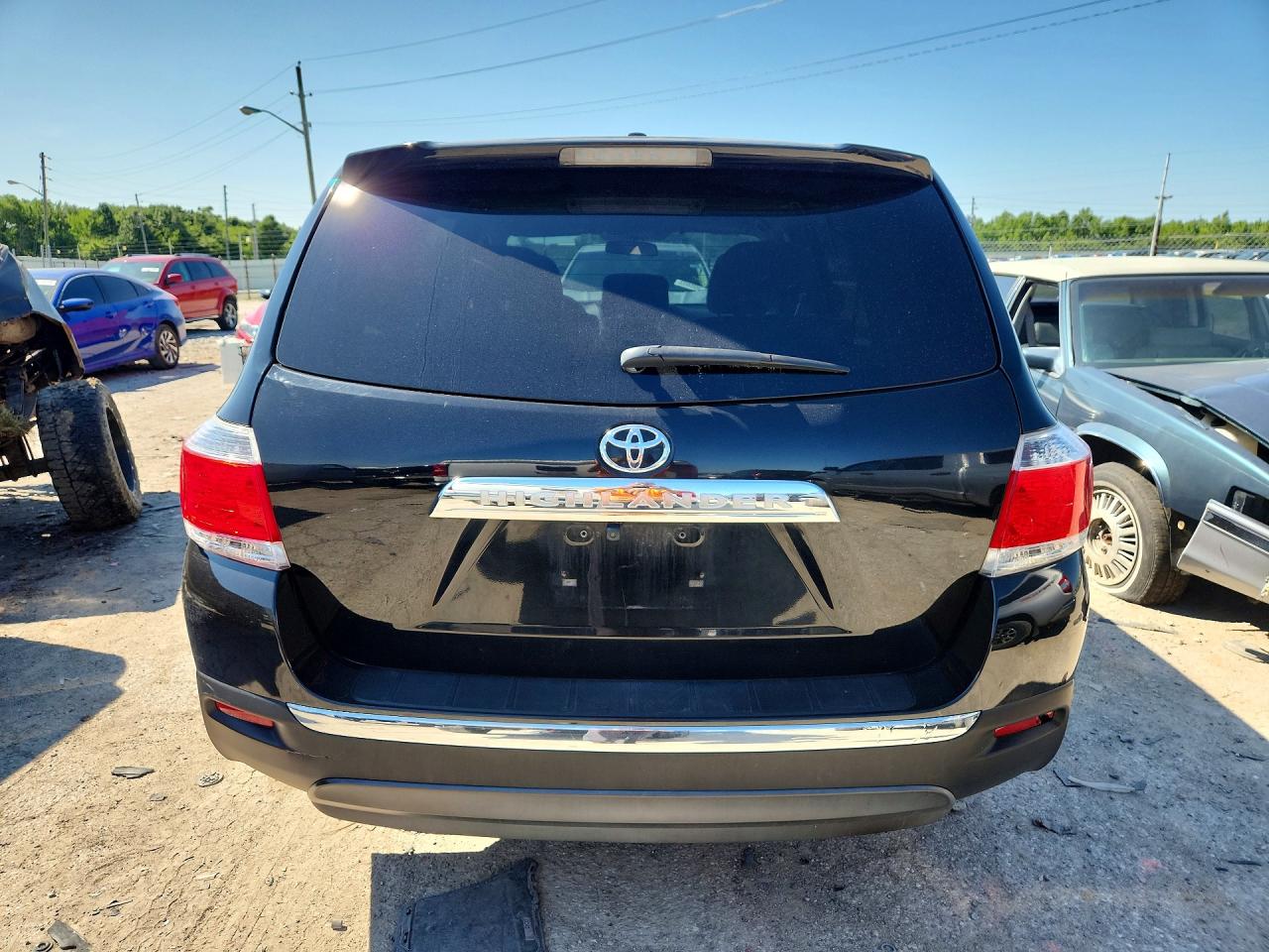 2012 Toyota Highlander Base Black vin: 5TDZA3EHXCS025591