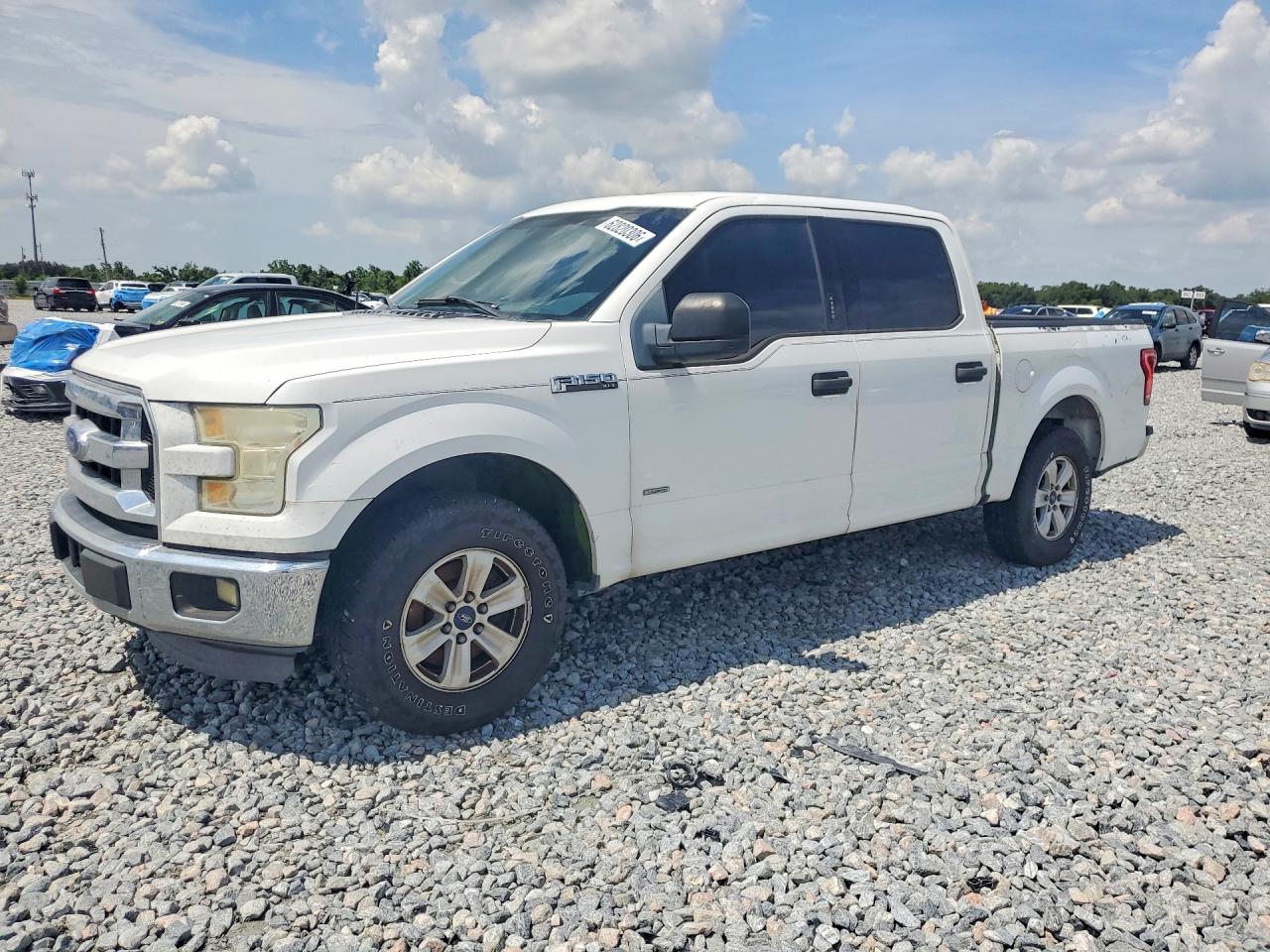 2015 Ford F150 Supercrew White vin: 1FTEW1CP3FFA58564