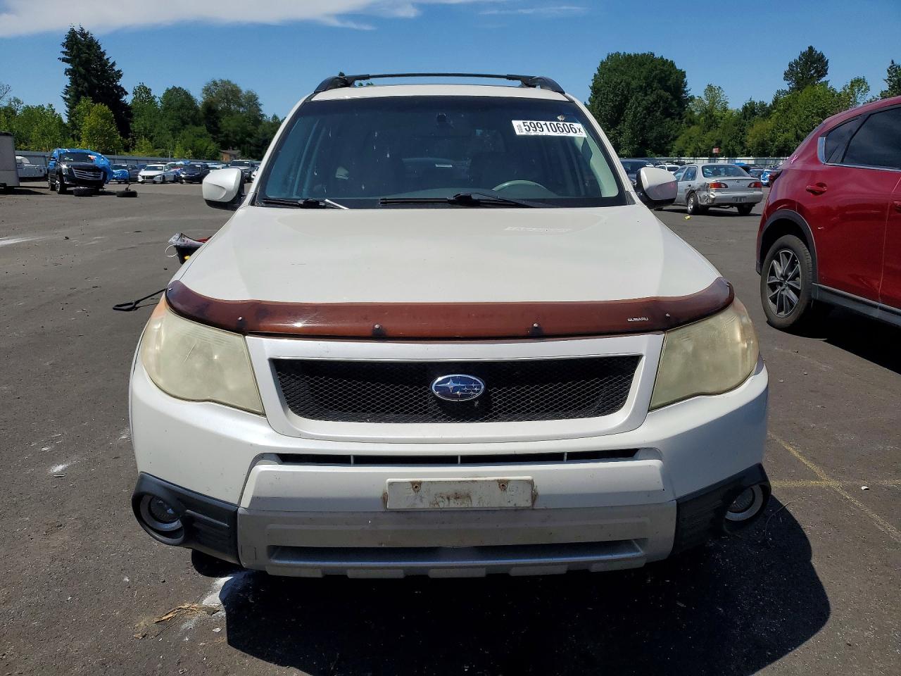 2009 Subaru Forester 2.5x Limited White vin: JF2SH64689H747199