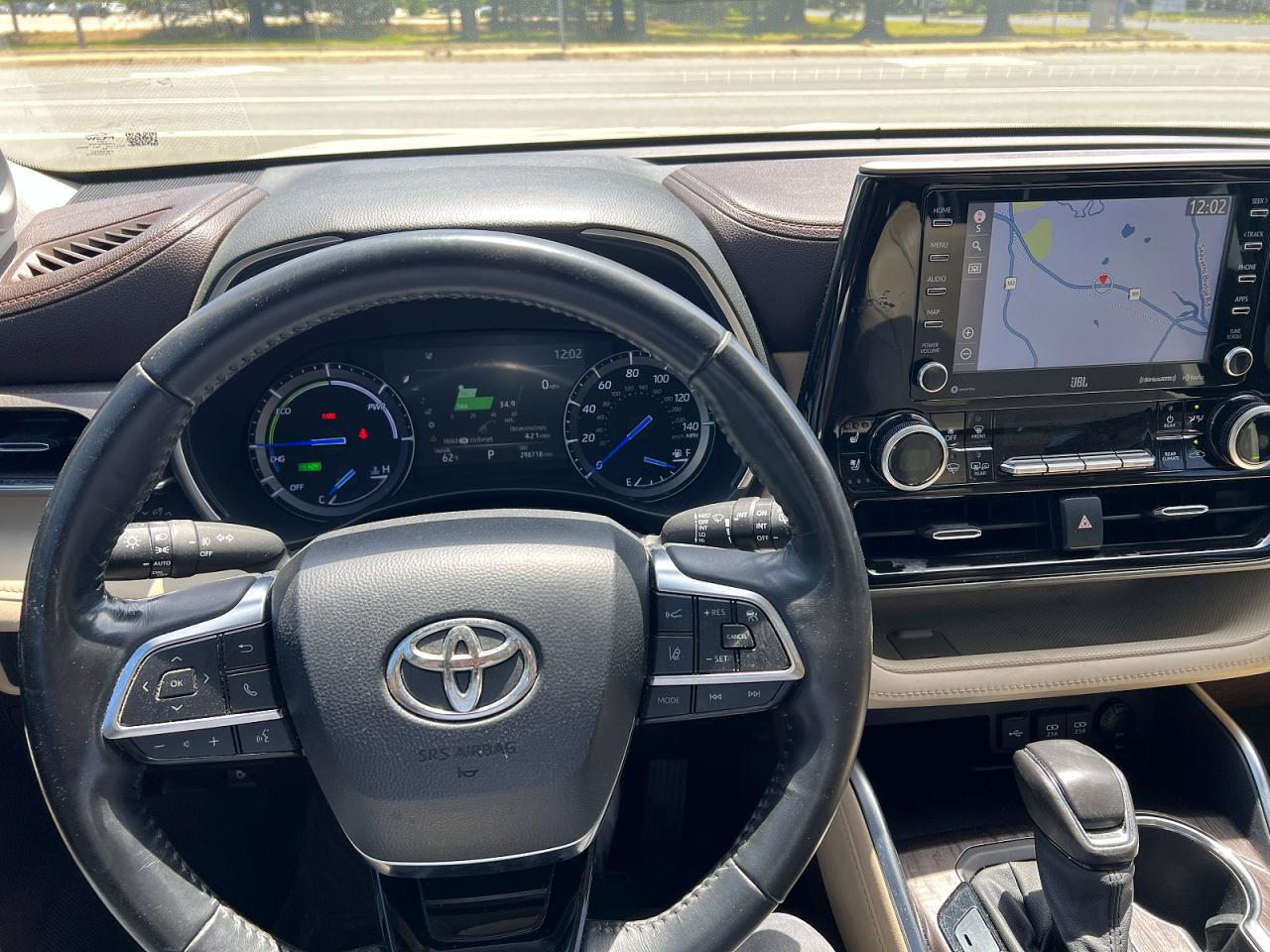 2021 Toyota Highlander Hybrid Limited White vin: 5TDYARAH5MS006372