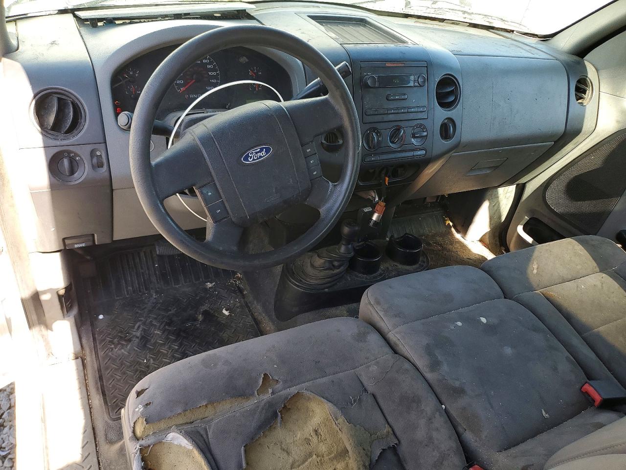 2006 Ford F150 White vin: 1FTPX14V46KD05827
