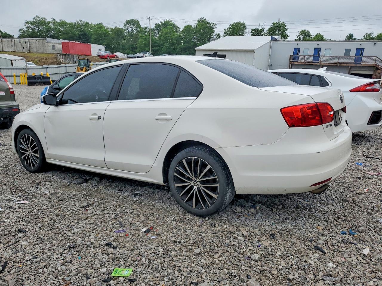 2012 Volkswagen Jetta Sel White vin: 3VWLP7AJ0CM424527