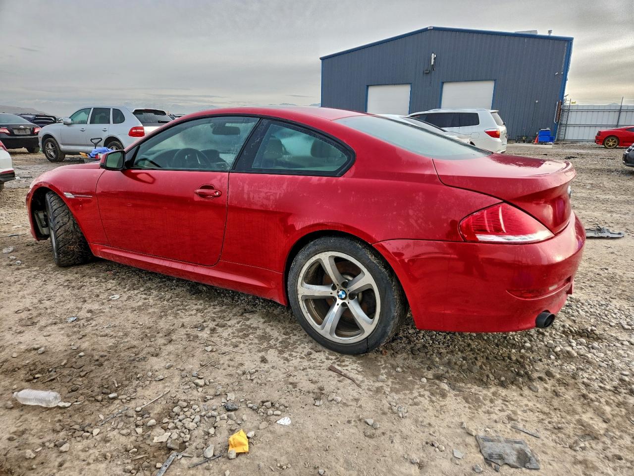 2010 Bmw 650 I Red vin: WBAEA5C50ACV93752