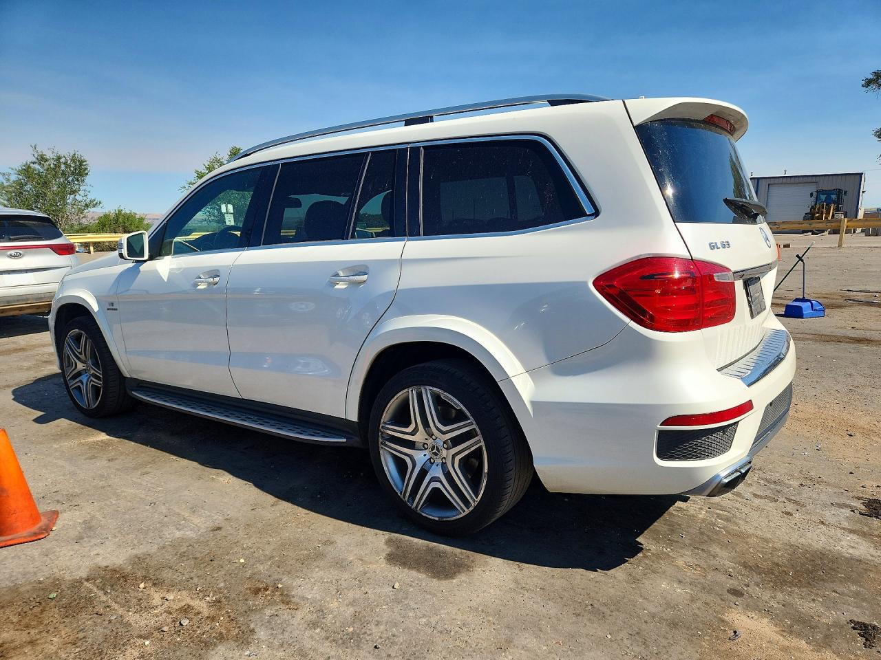 2014 Mercedes-benz Gl 63 Amg White vin: 4JGDF7EE4EA271668