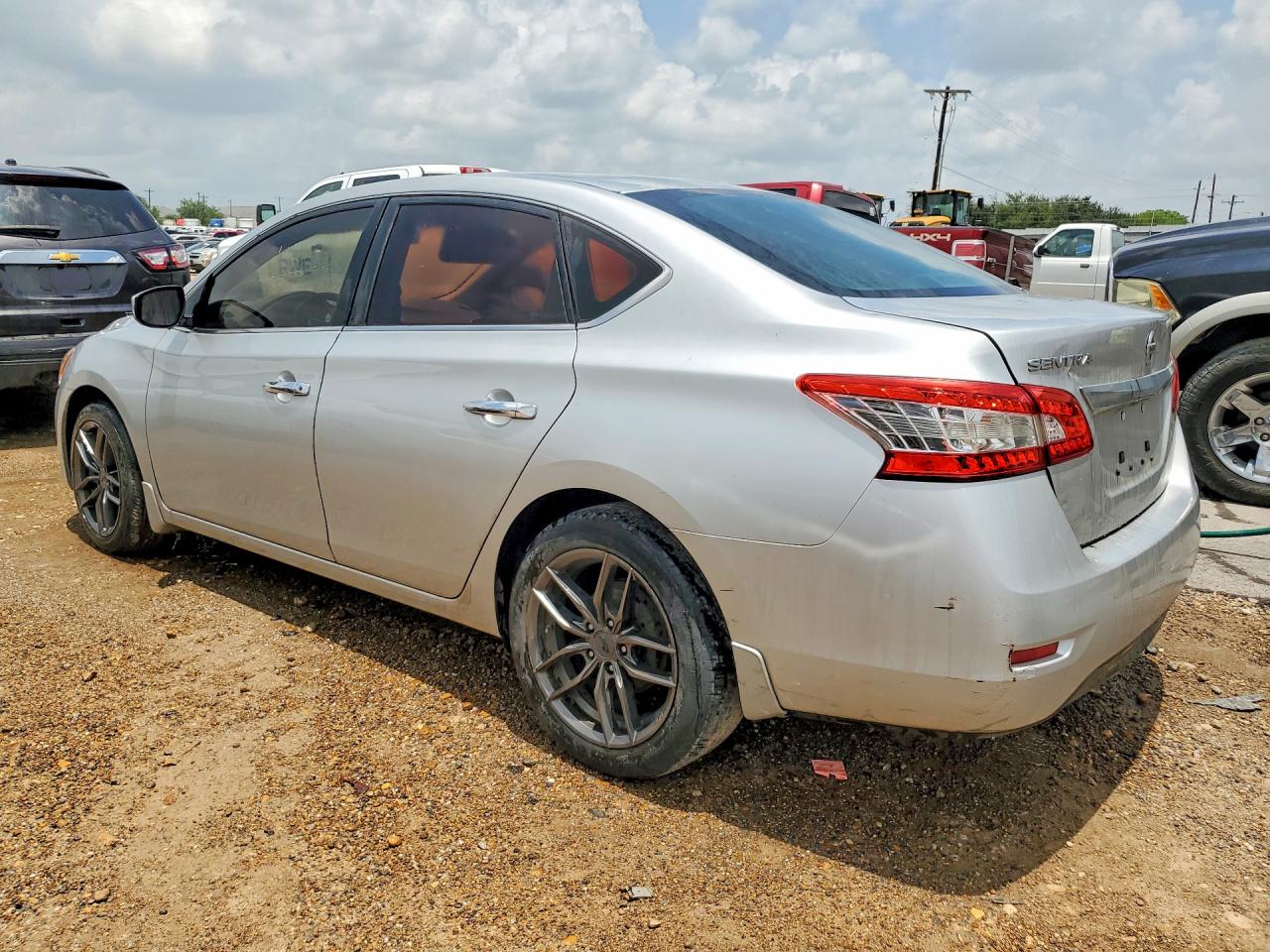 2015 Nissan Sentra S Silver vin: 3N1AB7AP0FY230836