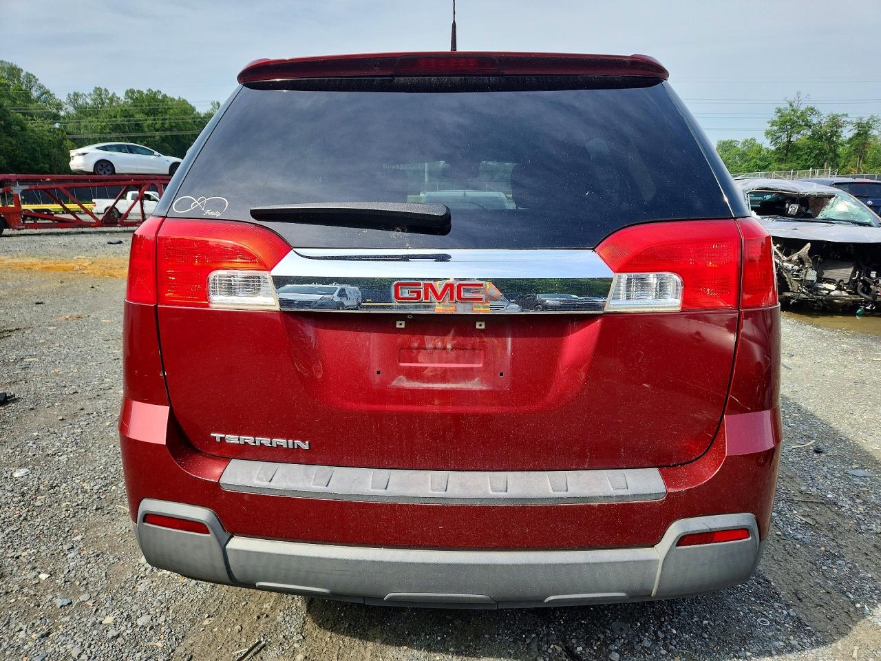 2012 Gmc Terrain Sle Red vin: 2GKALMEK6C6242000