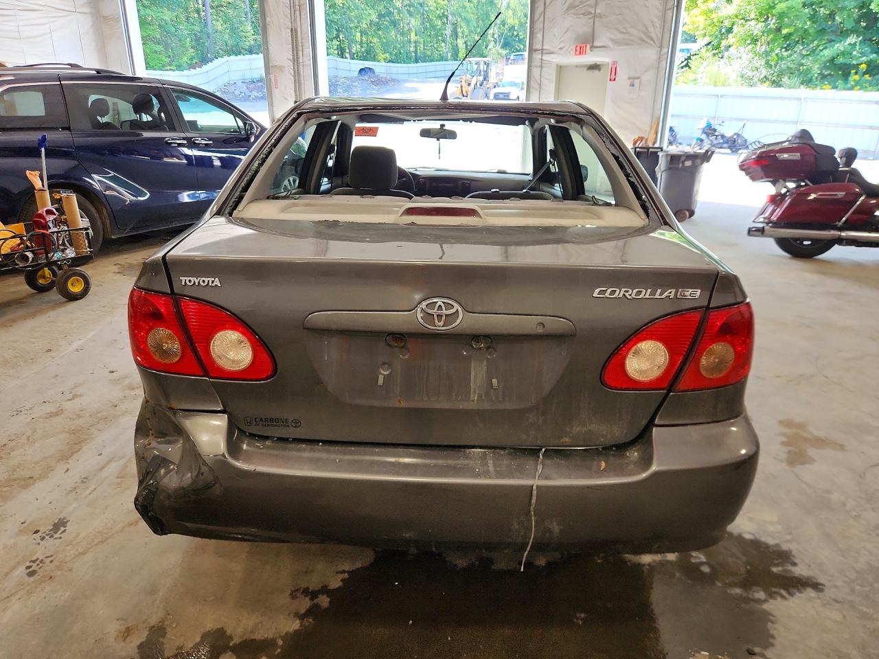 2008 Toyota Corolla Ce Gray vin: 2T1BR32E68C871768
