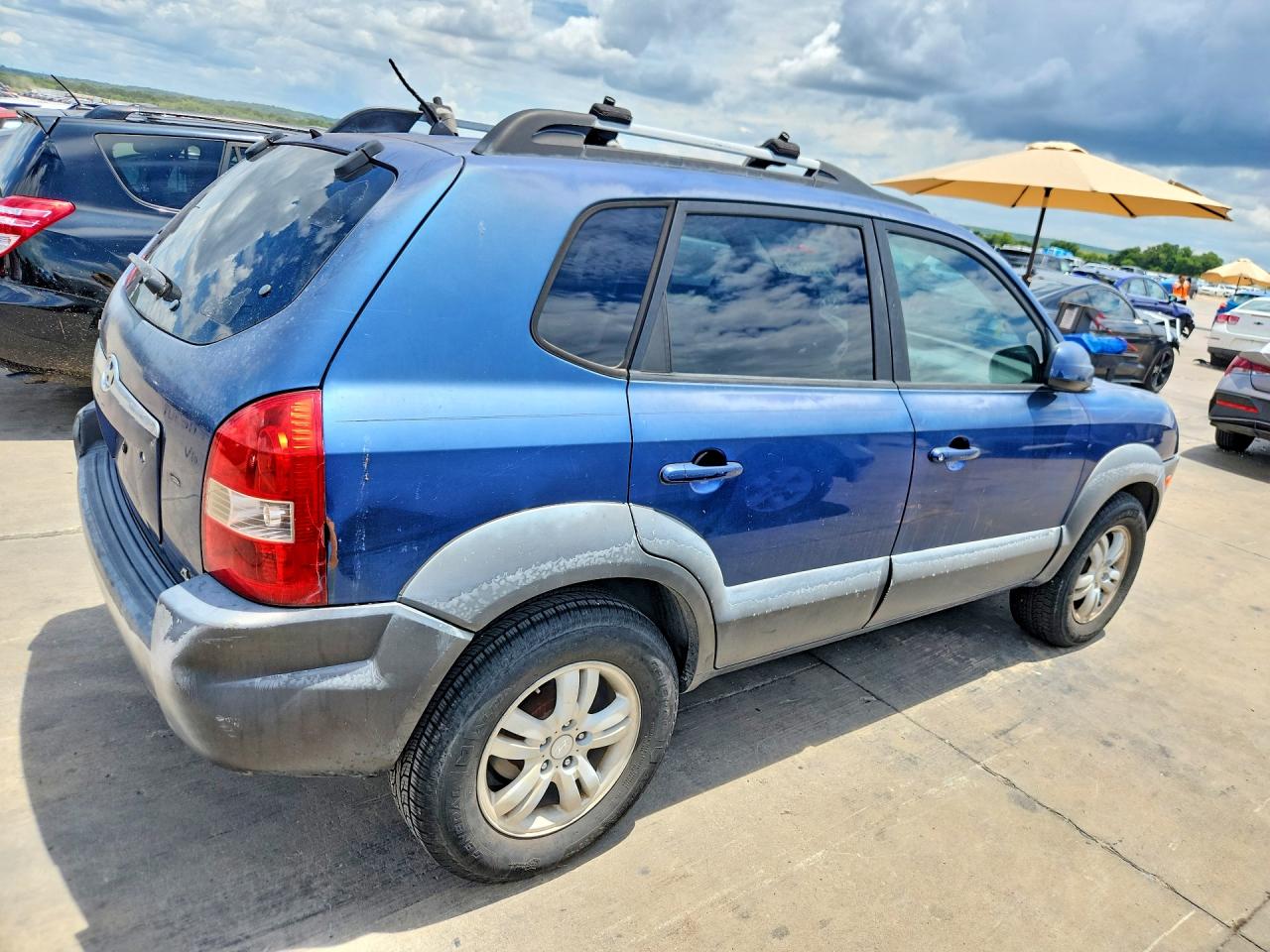 2006 Hyundai Tucson Gls Blue vin: KM8JN72D86U306715
