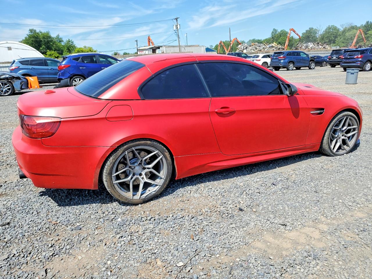 2011 Bmw M3 Red vin: WBSDX9C55BE399138