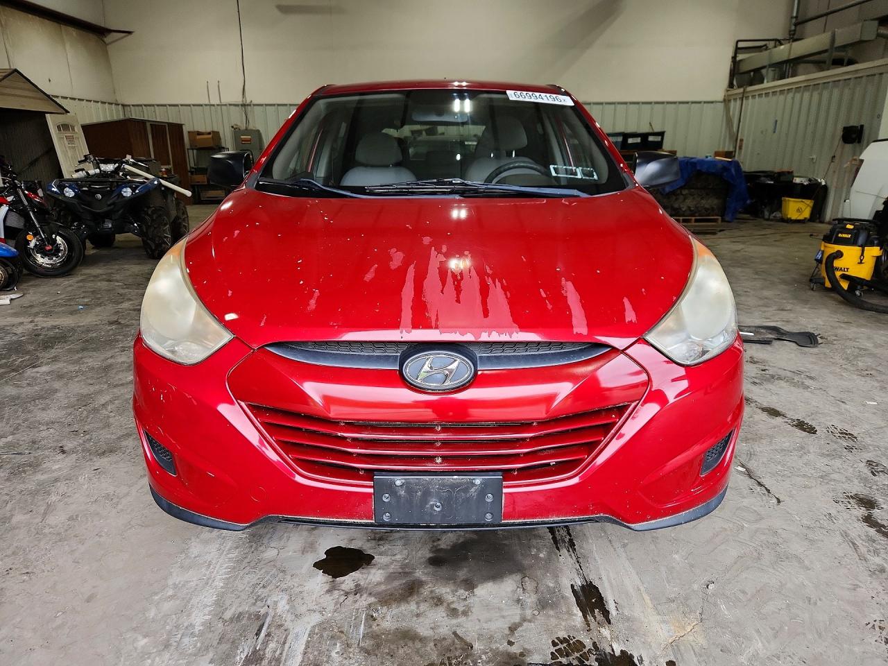 2010 Hyundai Tucson Gls Red vin: KM8JT3AC5AU080276