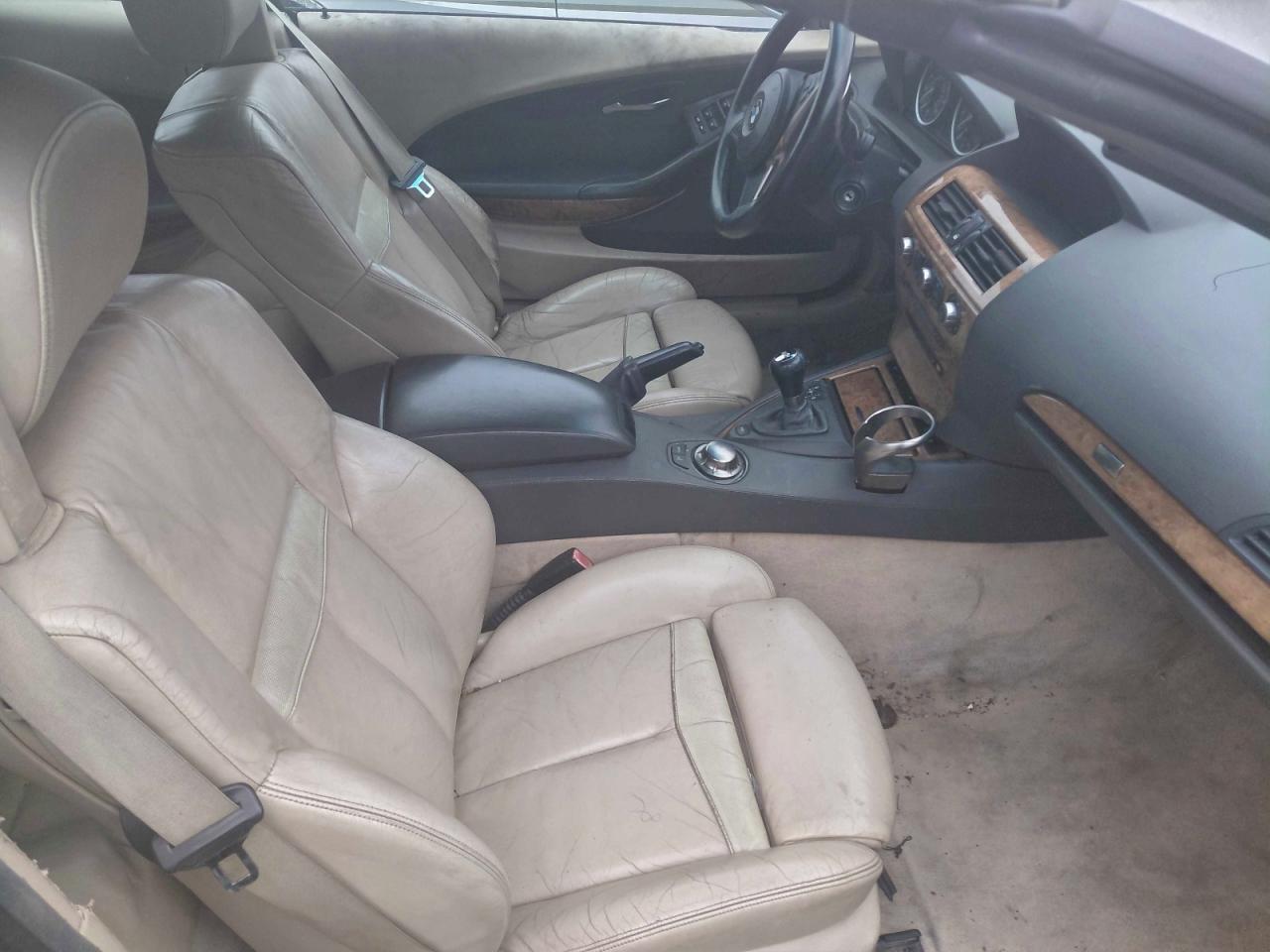 2004 Bmw 645 Ci Aut Gray vin: WBAEK734448260500