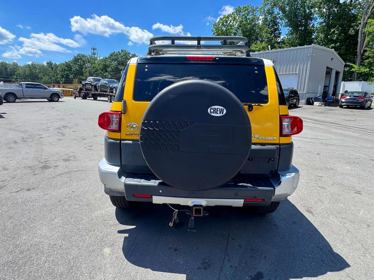 2007 Toyota Fj Cruiser Base Yellow vin: JTEBU11F470029965