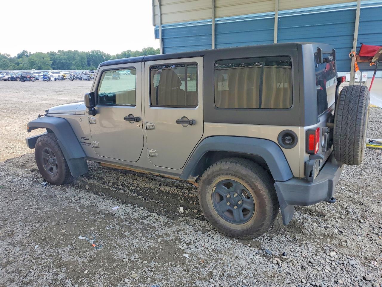 2018 Jeep Wrangler Unlimited Sport Silver vin: 1C4BJWKG7JL830610