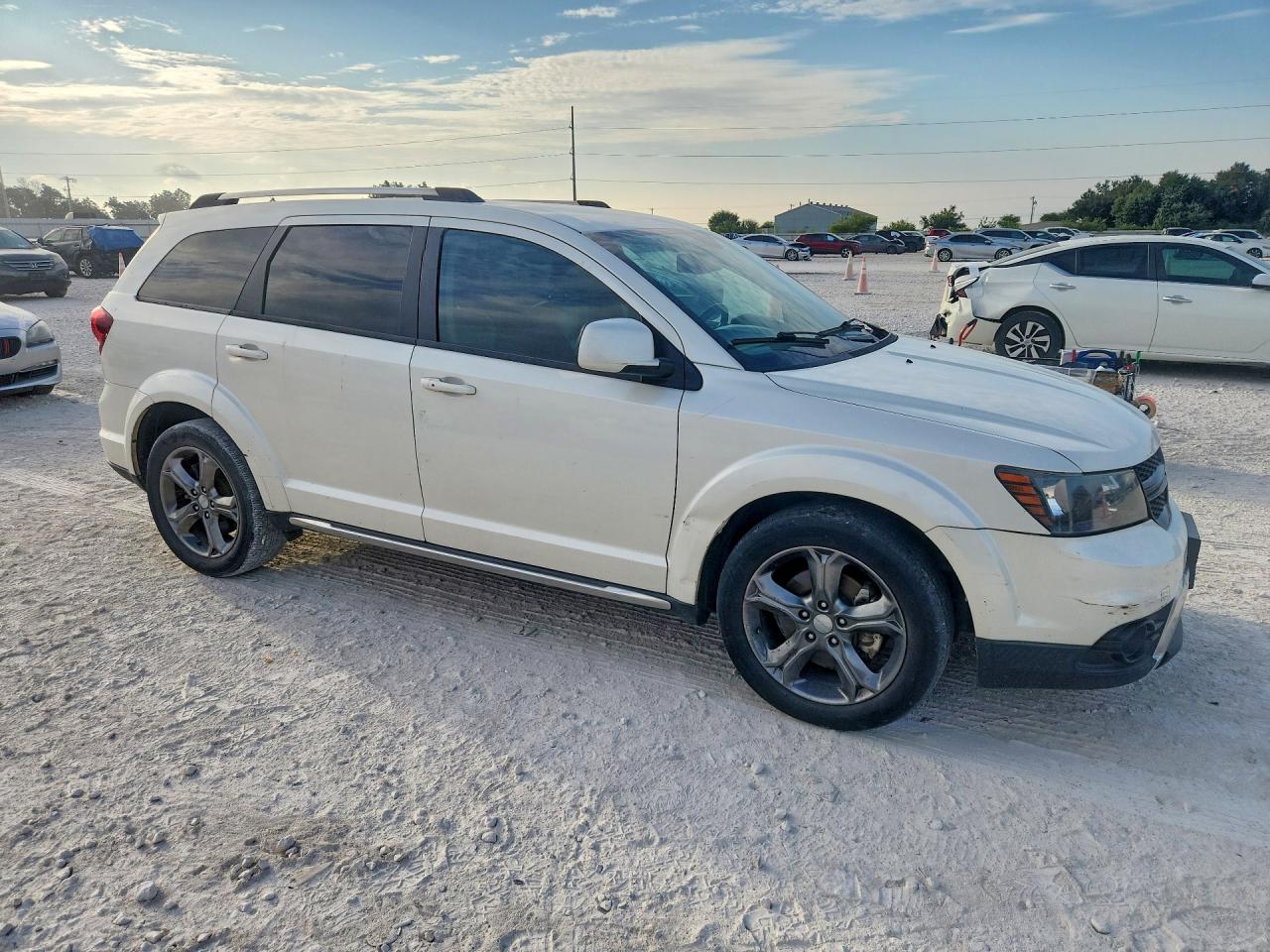 2015 Dodge Journey Crossroad Кремовый vin: 3C4PDCGG0FT606238