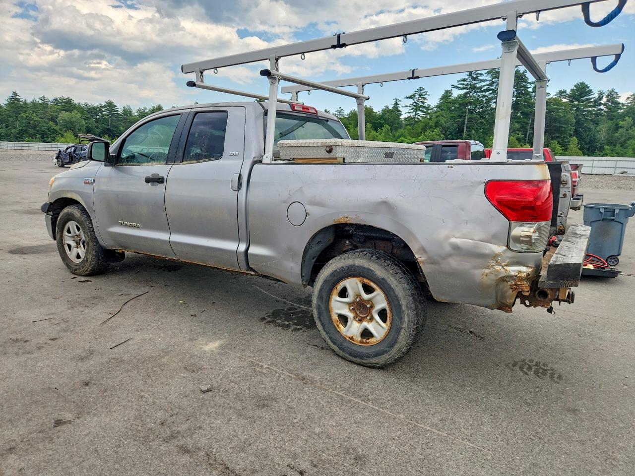2008 Toyota Tundra Sr5 Серебряный vin: 5TFBV54118X069633