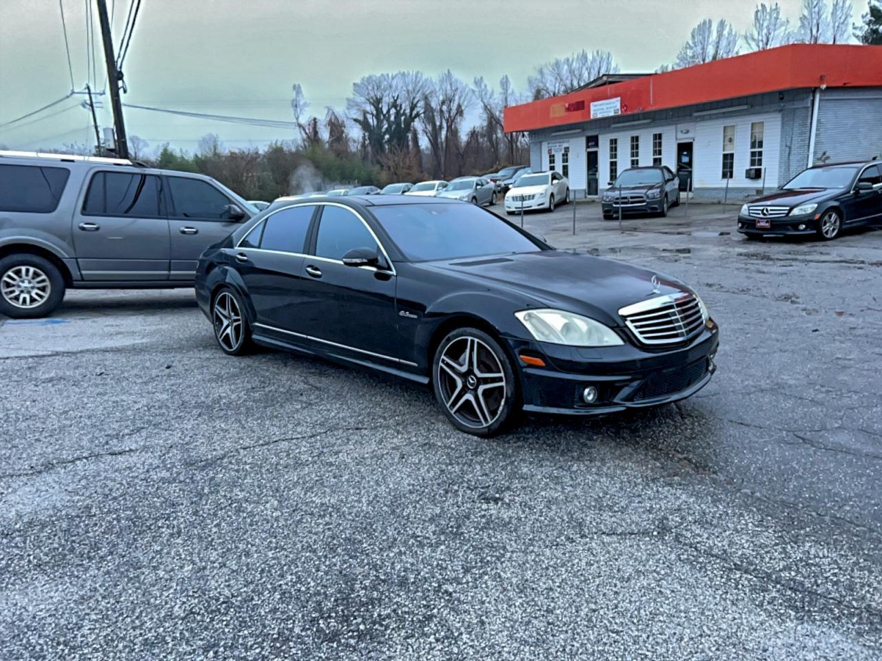 2009 Mercedes-benz S 63 Amg Black vin: WDDNG77X39A273024